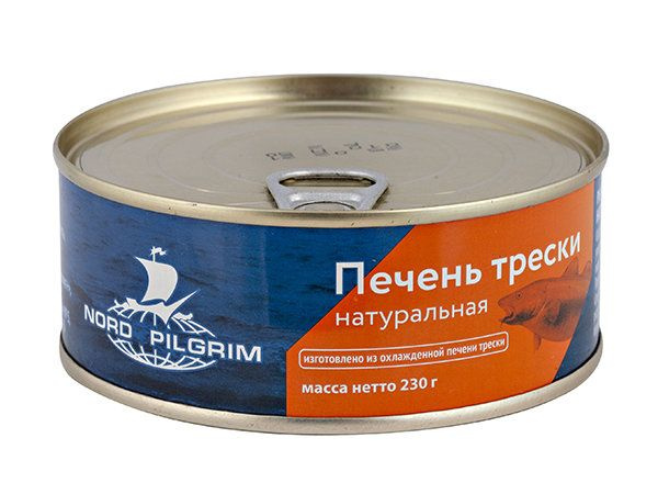 Печень трески "Nord Pilgrim" атлантическая, кусковая, из охлажденного ...