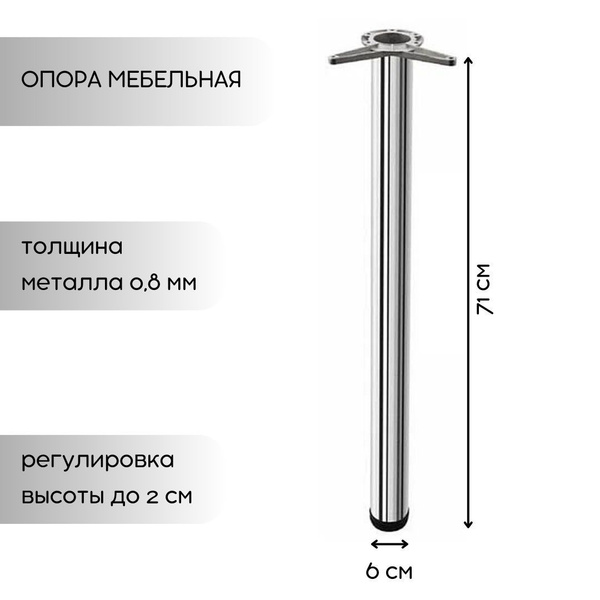 Крепление площадка для опоры стола