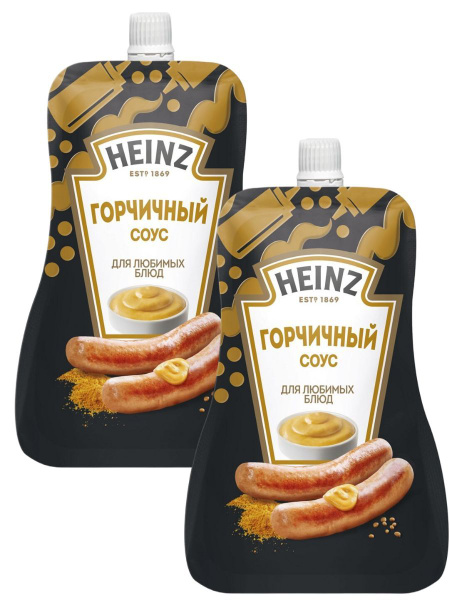 Heinz Соус Горчичный, 200 гр х 2 штуки - купить с доставкой по выгодным ...