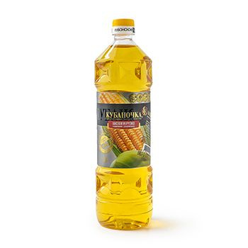 Масло кукурузное Кубаночка рафинированное 1 л, Россия - в заказе 1 шт ...