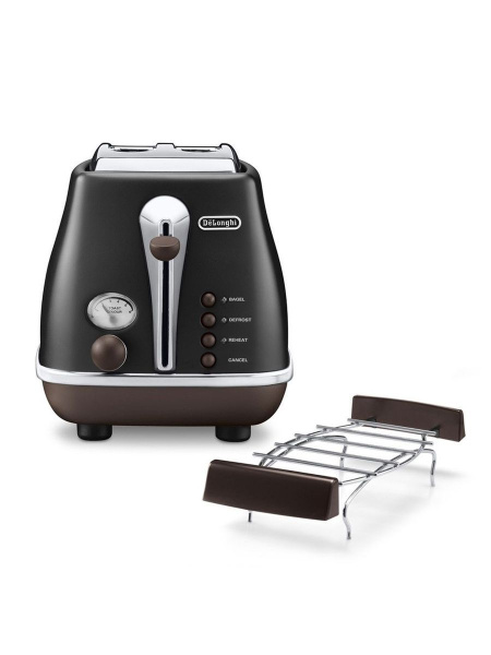 Тостер DeLonghi 2103 BK, купить по выгодной цене в интернет-магазине ...