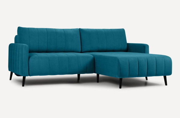Диван угловой Маркфул Velvet Ocean, 220 см х 175 см х 88 см - купить с ...