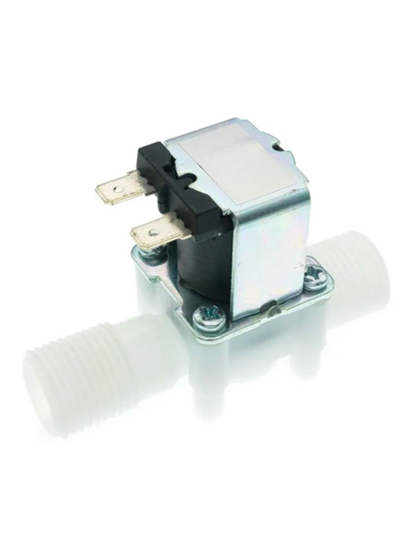 Клапан электромагнитный нержавеющий DC24V 1/2 нормально-закрытый, для ...