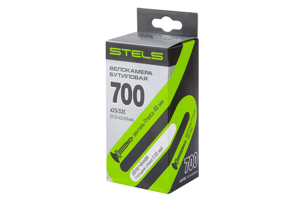 Велокамера STELS/CHAO YANG 700x25/32C вентиль Presta 48мм, облегченная ...
