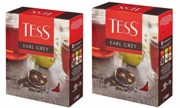 Чай TESS (Тесс) "Earl Grey"100 пак.- 2уп - купить с доставкой по ...