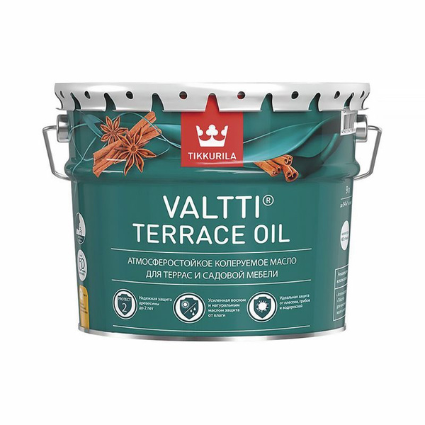 Tikkurila Масло для дерева VALTTI TERRACE OIL для террас и садовой ...