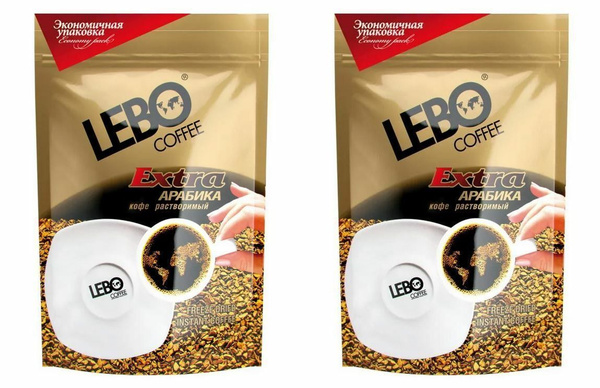 Lebo Кофе растворимый сублимированный Extra, 170 г, 2 уп - купить с ...