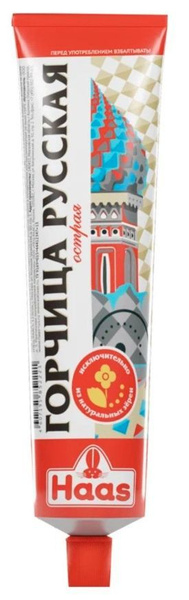 Haas Горчица Русская острая, идеально подходит к мясным блюдам и ...