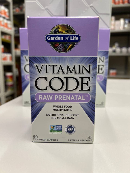 Garden of Life, Vitamin Code, RAW Prenatal, (Комплекс витаминов для ...