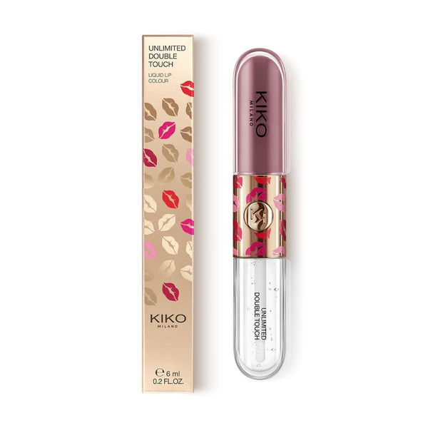 Блеск для губ Unlimited Double Touch Kiko Milano 2в1 - купить с ...