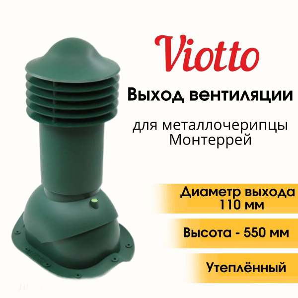 труба вентиляционная viotto