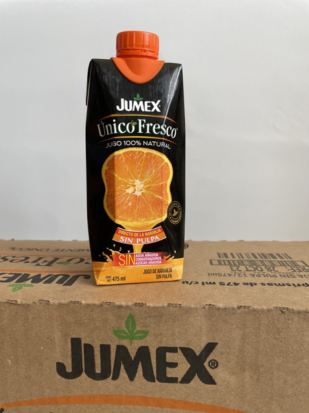 Сок Jumex Naranja (апельсин) без мякоти, 475 мл ТЕТРА ПАК х 12 шт ...