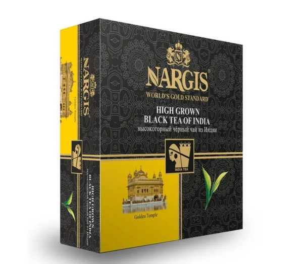 NARGIS Черный чай в пакетиках Классик,100 пак. - купить с доставкой по ...
