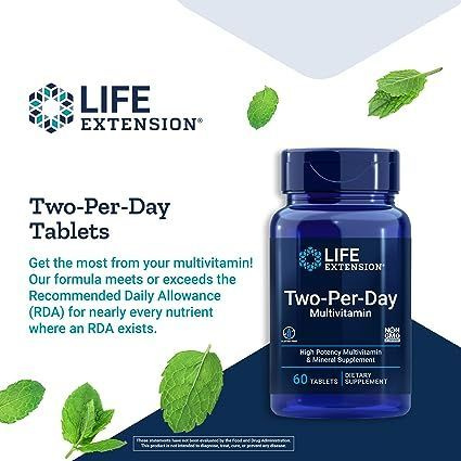 Life Extension Two Per Day/ Мультивитамины таблетки 60 таб - купить с ...
