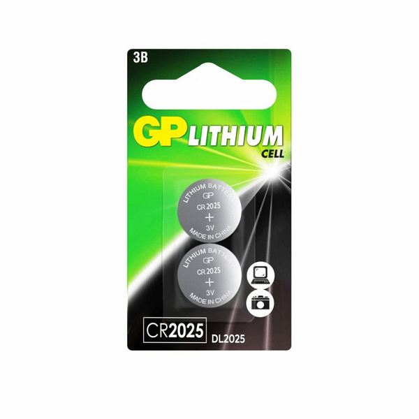 GP Батарейка CR2025, 2 шт - купить с доставкой по выгодным ценам в ...