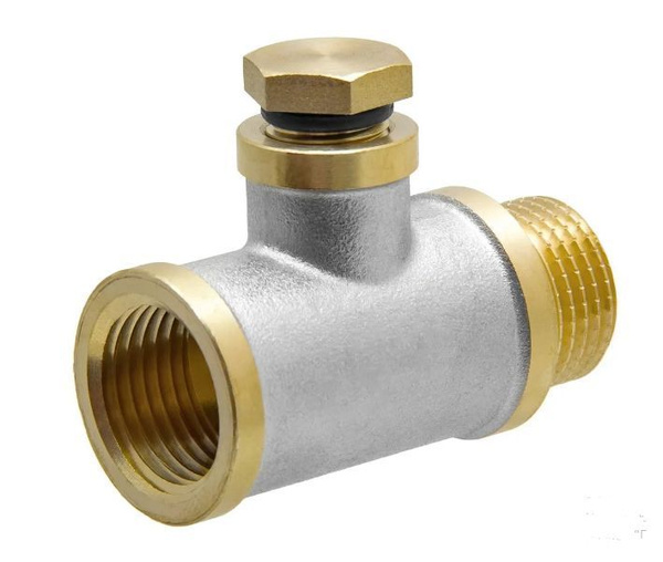Тройник под манометр 1/2"х1/4"х1/2" внутренняя/внутренняя/наружная ...