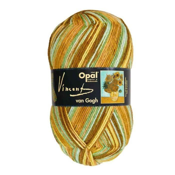 Пряжа Opal Vincent Van Gogh (100г 425м, 75% шерсть суперуош, 25% ПА ...