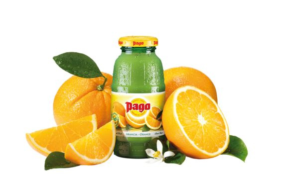 Натуральный сок Паго/Pago Апельсиновый 200 мл. 1 бутылочка. Стекло ...