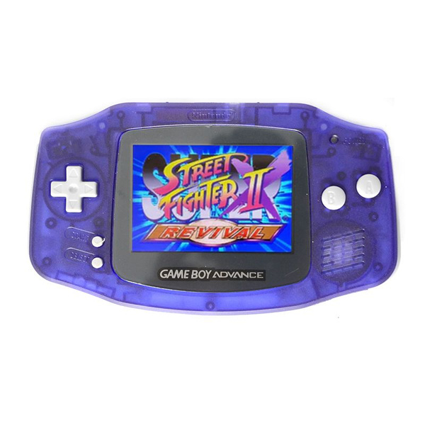 GBA Gameboy Advance Прозрачная синяя оригинальная игровая консоль ...