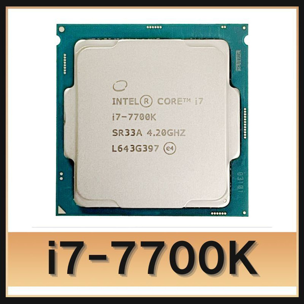 Процессор Intel Core i7 7-го поколения, OEM (без кулера), 4 яд., 4.2 ...