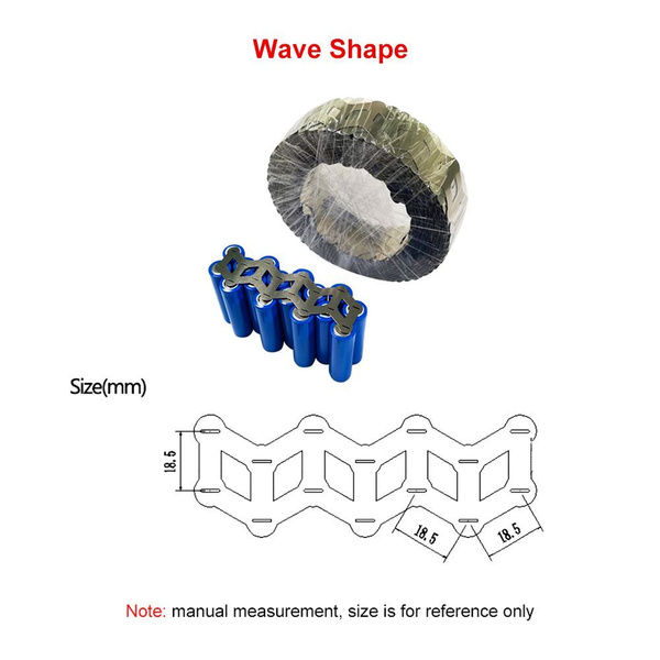 Лента никелированная 1м 0,15мм Wave Shape для точечной сварки ...