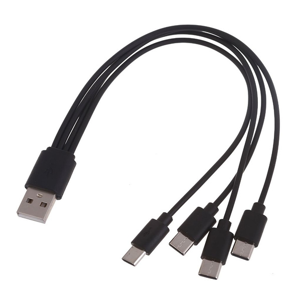 Универсальный зарядный кабель Разветвитель USB C 1/2/3/4 в 1, быстрый ...