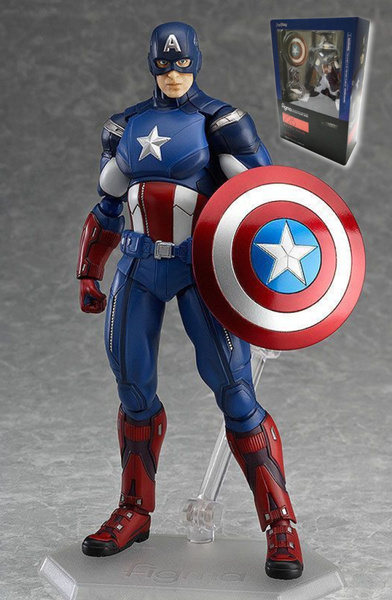 Фигурка Капитан Америка / Captain America figma 226 (14см) - купить с ...