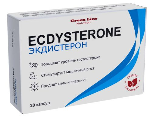 Препарат для повышения тестостерона Ecdysterone 400 mg (Экдистерон 400 ...