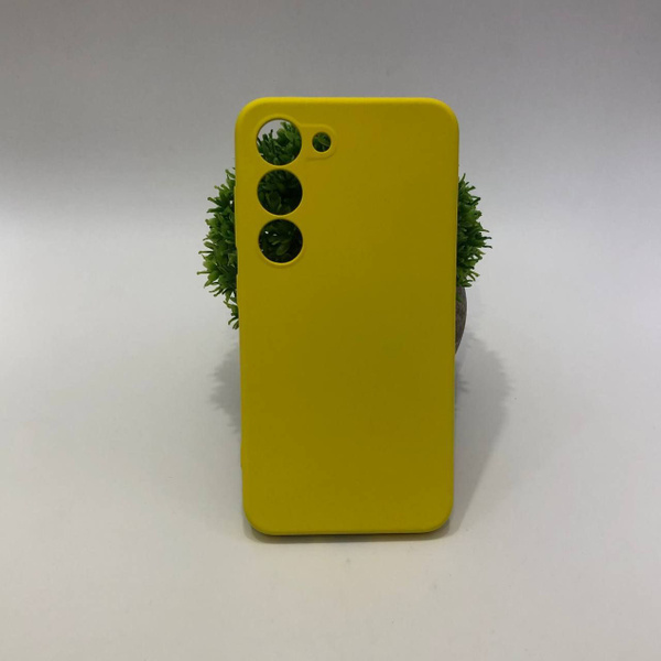 Силиконовый чехол с Soft-touch покрытием для Samsung Galaxy S23 Plus ...