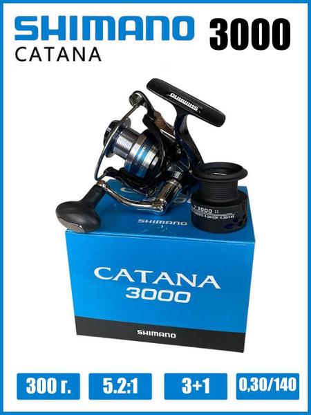 Катушка Shimano Catana FE, Безынерционная, 3000, Передний фрикцион ...