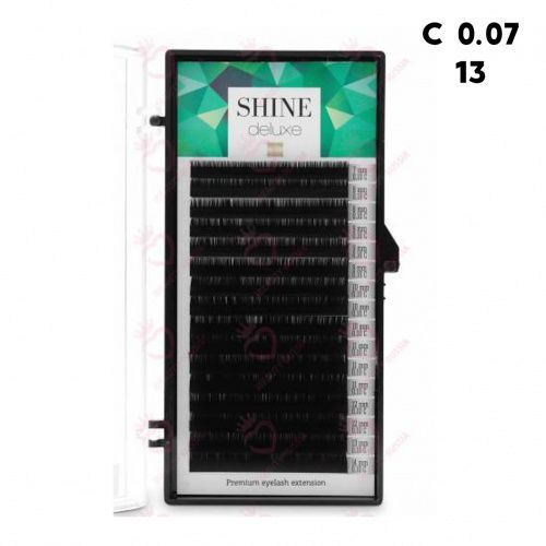 Ресницы "Shine Deluxe" черные 16 линий C 0.07 13 - купить с доставкой ...