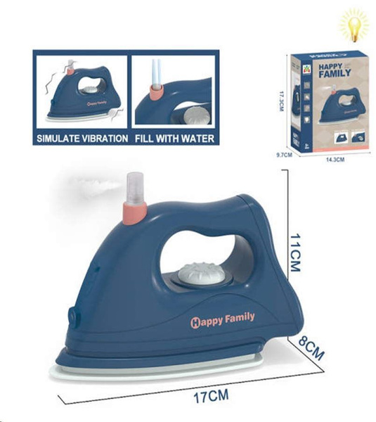 Утюг на батарейках (вибрация,спрей) синий в коробке - купить с ...