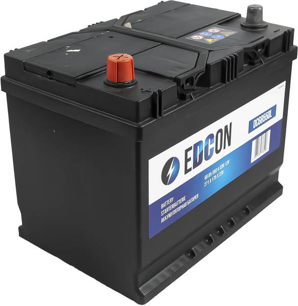 Аккумулятор автомобильный EDCON EDCON_Asia_Прямая (+/-)_68 купить по ...