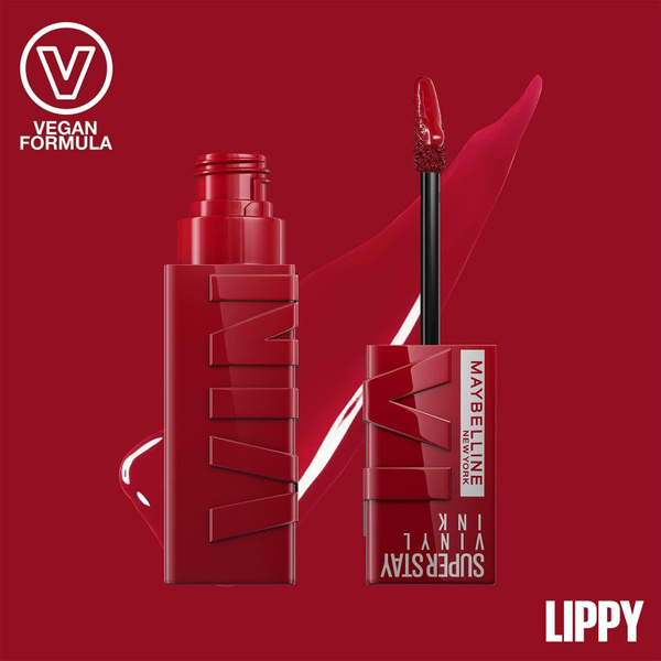 Maybelline New York Super Stay Vinyl Ink,Стойкая жидкая глянцевая ...