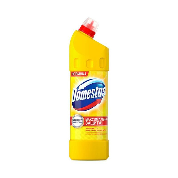 Средство для мытья унитаза DOMESTOS Лимонная свежесть 1 л - купить с ...