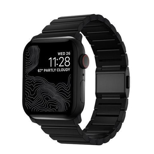 Ремешок для Apple Watch Nomad Titanium (42/44/45/49 мм), черный ...
