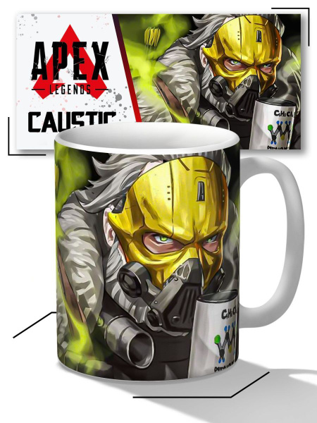 Кружка "Apex Legends Апекс Легенд Caustic Каустик 10", 330 мл - купить ...