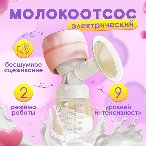 Молокоотсос Электрический Milk&Baby молокоотсос бутылочка для кормления ...