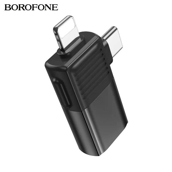 Borofone OTG Переходник для айфона, для зарядки телефона Lightning ...