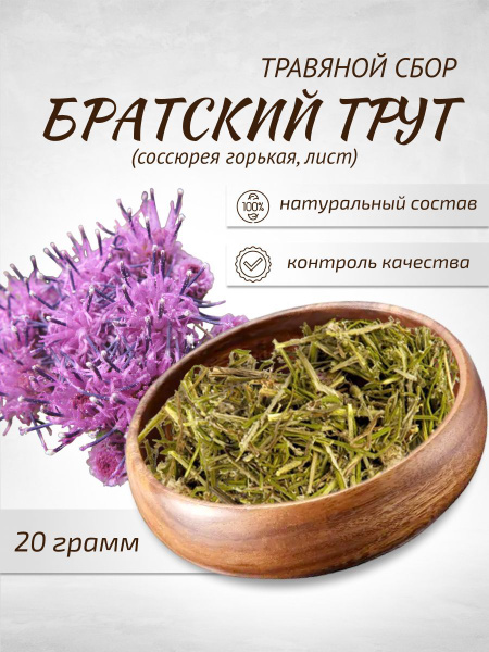 Братский трут 20 г Соссюрея белосторонка Целебные травы - купить с ...