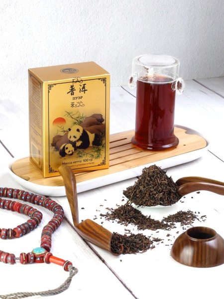 Чай Пуэр, картонная пачка (387), Китай, "Ча Бао", 100 гр. - купить с ...