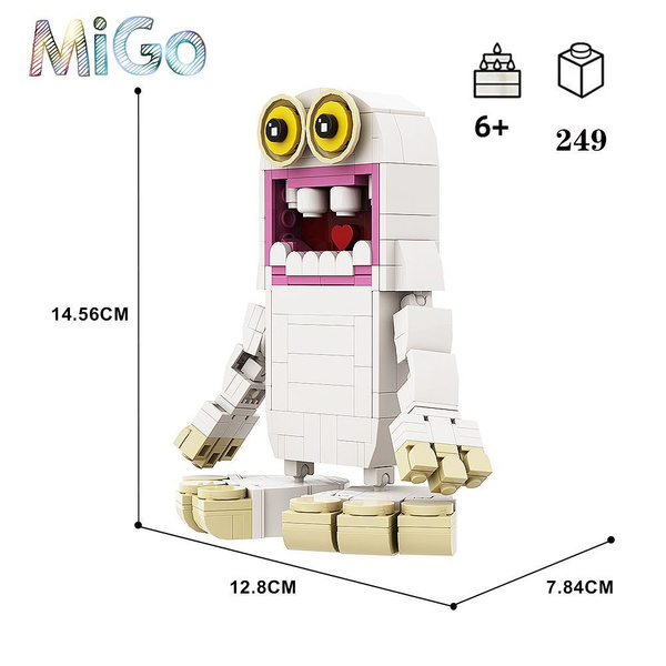 MiGo-фигурок аниме совместим с лего Конструкторы,Мои поющие монстры ...