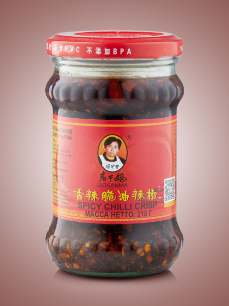 Соус ОСТРЫЙ С ХРУСТЯЩИМ ПЕРЦЕМ ЧИЛИ "LAO GAN MA" 210 г. купить на OZON ...