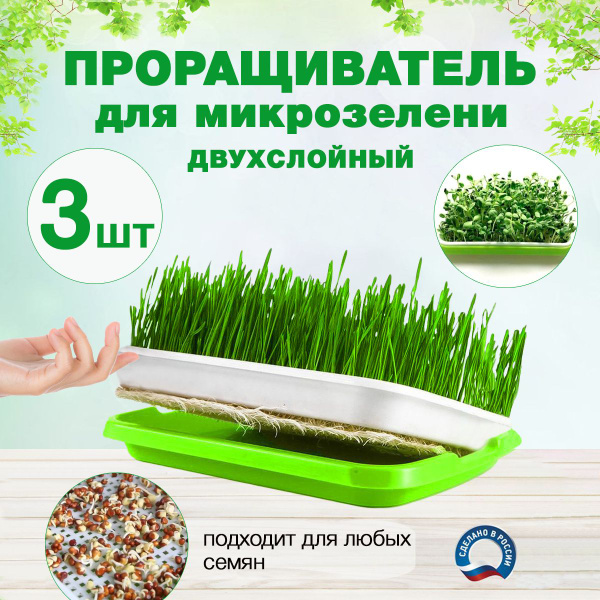 Проращиватель семян и микрозелени, лотки для микрозелени - купить с ...