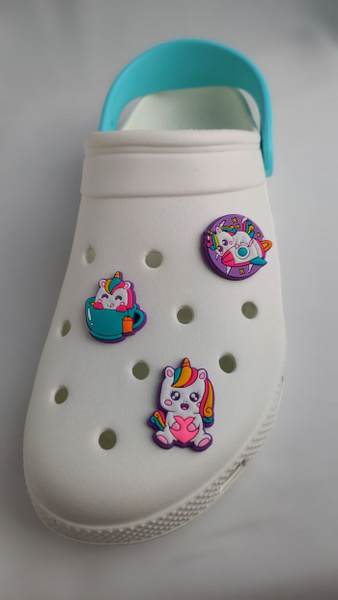 Джибитсы для crocs/клиперсы Единороги - купить с доставкой по выгодным ...
