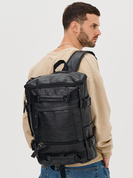 Рюкзак трансформер мужской кожаный купить на OZON по низкой цене ...