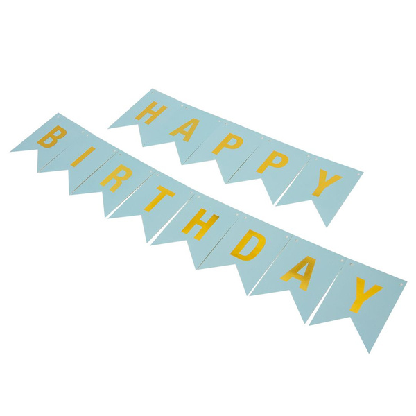 Гирлянда флажки Happy Birthday - купить в интернет-магазине OZON с ...