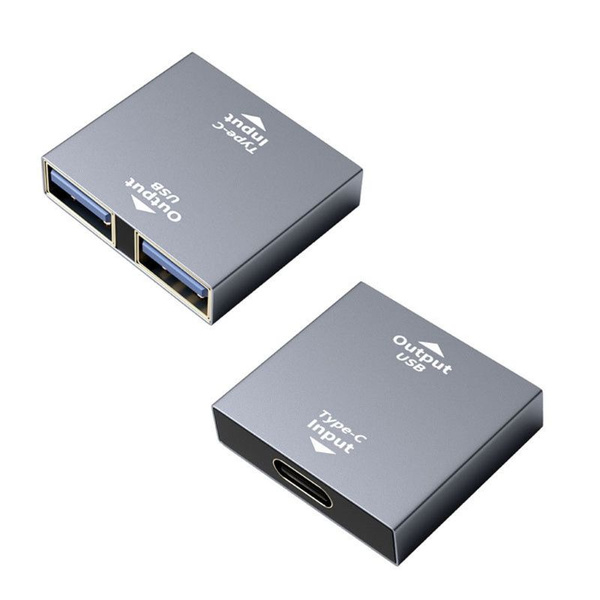 Квадратный разъем типа C для подключения к двойному разъему USB3.0 ...