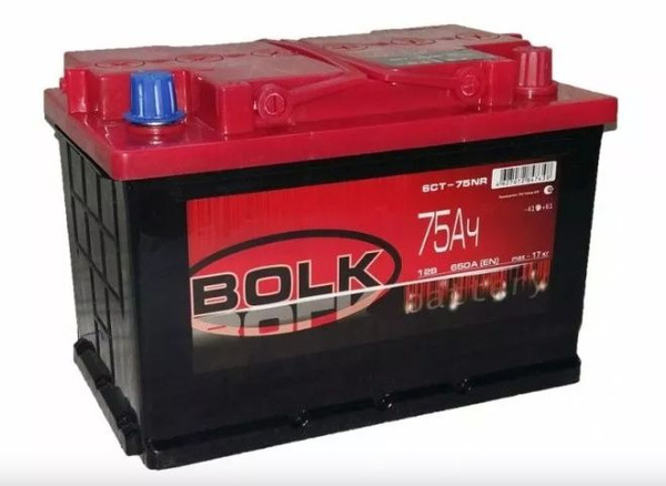 Аккумулятор автомобильный BOLK Bolk_Russia_EURO_Обратная (-/+) купить ...