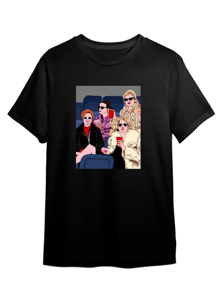 Футболка Каждому Своё, размер 44, цвет черный, 100% хлопок - купить по ...